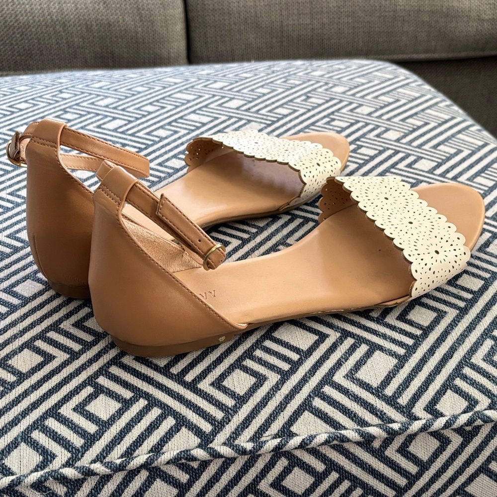 Old Navy Women's Tan and Cream Sandals, Size 9, good used condition - Picture 8 of 10